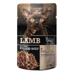 Υγρή Τροφή Γάτας Leonardo Lamb & Extra Pulled Beef Φακελάκι 70gr Υγρή Τροφή Γάτας Leonardo Lamb & Extra Pulled Beef Φακελάκι 70gr