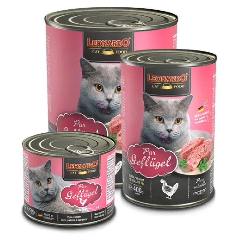 Leonardo Poultry 800gr Γάτες Leonardo Poultry 800gr Γάτες