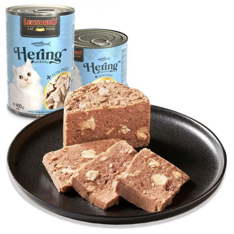 Υγρή Τροφή Γάτας Leonardo Herring & Extra Fillet 400gr Γάτες Υγρή Τροφή Γάτας Leonardo Herring & Extra Fillet 400gr Γάτες