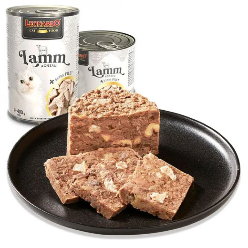 Υγρή Τροφή Γάτας Leonardo Lamb & Extra Fillet 400gr Γάτες Υγρή Τροφή Γάτας Leonardo Lamb & Extra Fillet 400gr Γάτες