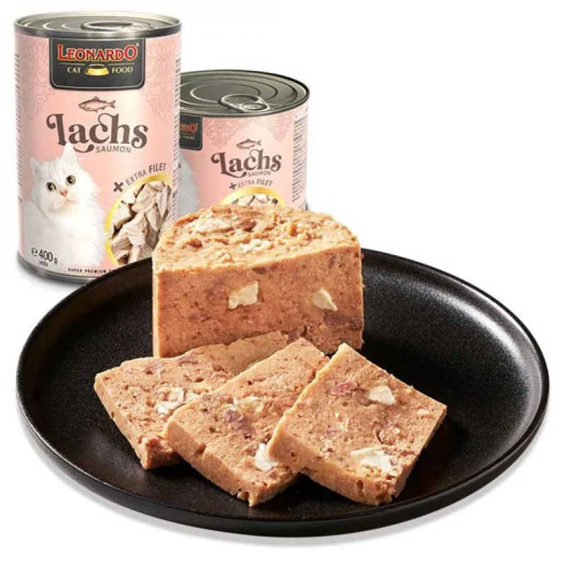Υγρή Τροφή Γάτας Leonardo Salmon & Extra Fillet 400gr Γάτες Υγρή Τροφή Γάτας Leonardo Salmon & Extra Fillet 400gr Γάτες