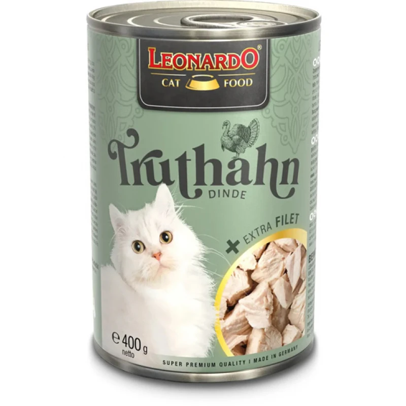 Υγρή Τροφή Γάτας Leonardo Turkey & Extra Fillet 400gr Γάτες Υγρή Τροφή Γάτας Leonardo Turkey & Extra Fillet 400gr Γάτες