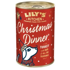 Υγρή Τροφή Σκύλου Lily's Kitchen Turkey Christmas Dinner 400gr