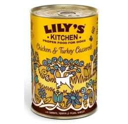 Υγρή Τροφή Σκύλου Lily's Kitchen Chicken & Turkey Casserole 400gr