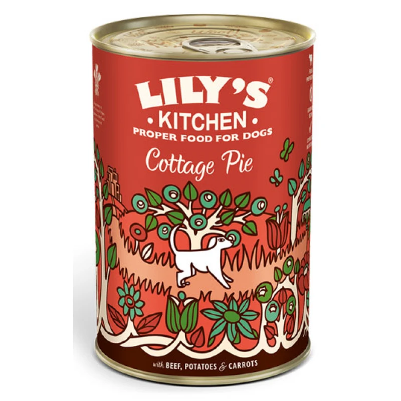 Υγρή Τροφή Σκύλου Lily's Kitchen Cottage Pie 400gr Σκύλοι