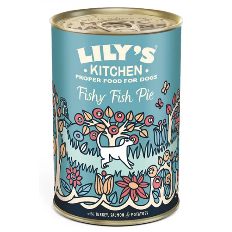 Υγρή Τροφή Σκύλου Lily's Kitchen Fishy Fish Pie 400gr Σκύλοι