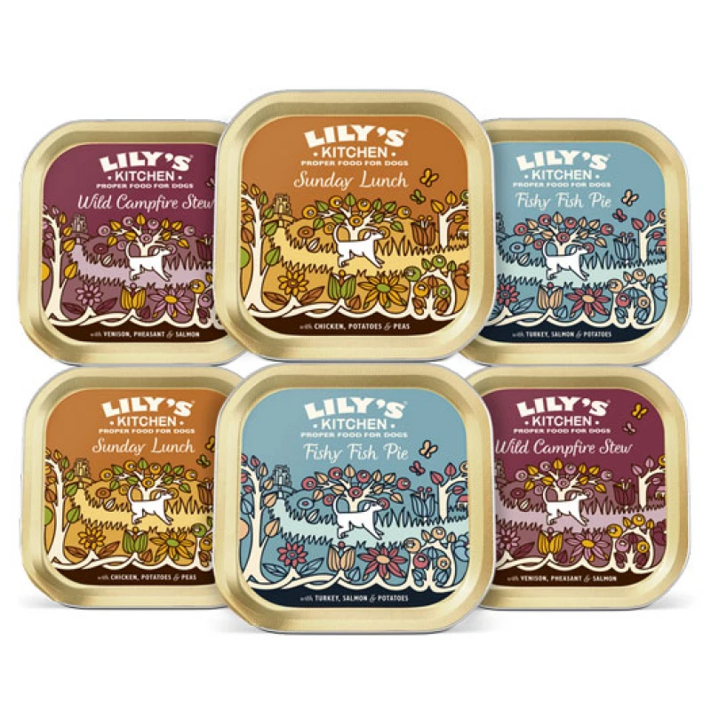Υγρή Τροφή Σκύλου Lily's Kitchen Grain Free Recipes Multipack (6 x 150gr) Σκύλοι