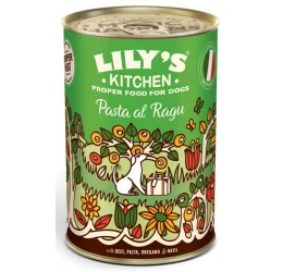 Υγρή Τροφή Σκύλου Lily's Kitchen Pasta Al Ragu 400gr