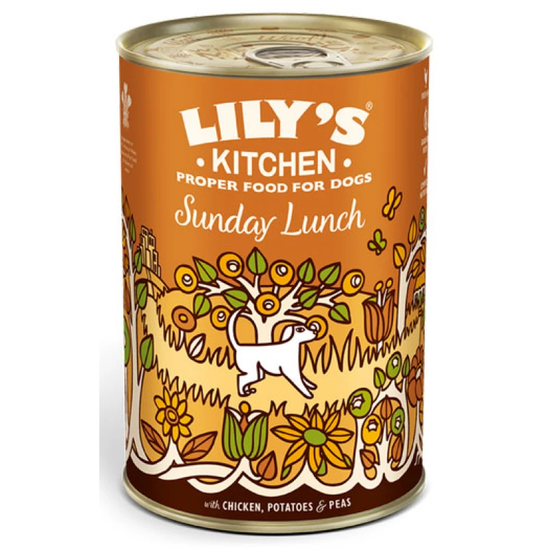 Υγρή Τροφή Σκύλου Lily's Kitchen Sunday Lunch 400gr Σκύλοι