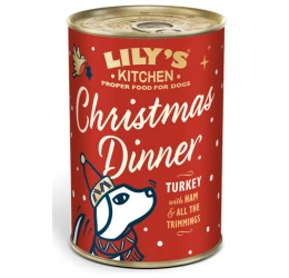 Υγρή Τροφή Σκύλου Lily's Kitchen Turkey Christmas Dinner 400gr