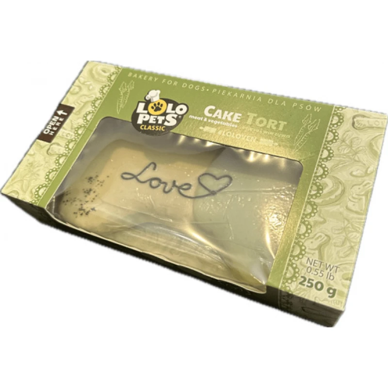 Κεικ, Τούρτα Σκύλου Lolo Pets Love Meat & Vegetables 250gr Σκύλοι Κεικ, Τούρτα Σκύλου Lolo Pets Love Meat & Vegetables 250gr Σκύλοι