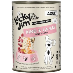 Υγρή Τροφή Σκύλου Lucky Jim Classic Adult Βοδινό & Αρνί 400gr