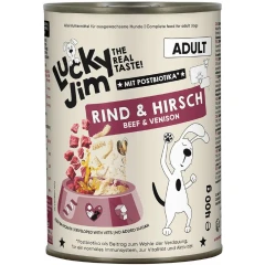 Υγρή Τροφή Σκύλου Lucky Jim Classic Adult Βοδινό & Ελάφι 400gr