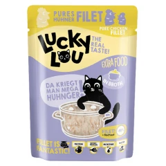Lucky Lou ExtraFood Φιλέτο Κοτόπουλου σε Ζωμό (Φακελάκι) 70gr Lucky Lou ExtraFood Φιλέτο Κοτόπουλου σε Ζωμό (Φακελάκι) 70gr