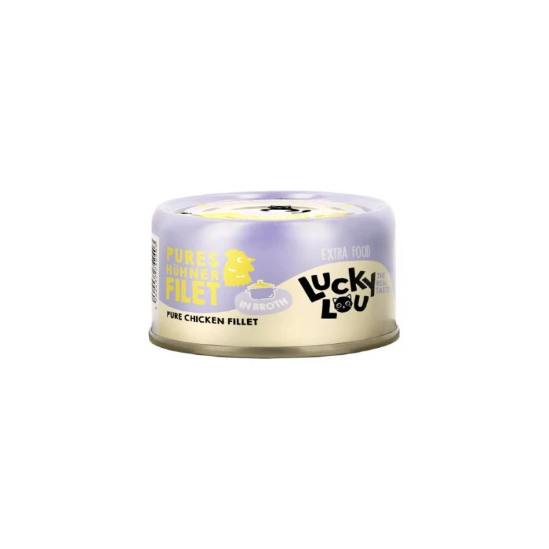Lucky Lou ExtraFood Φιλέτο Κοτόπουλου (σε Ζωμό) Κονσέρβα 70gr Γάτες Lucky Lou ExtraFood Φιλέτο Κοτόπουλου (σε Ζωμό) Κονσέρβα 70gr Γάτες