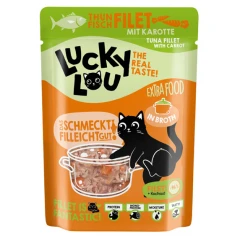 Lucky Lou ExtraFood Φιλέτο Τόνου με Καρότο σε Ζωμό 70gr Lucky Lou ExtraFood Φιλέτο Τόνου με Καρότο σε Ζωμό 70gr