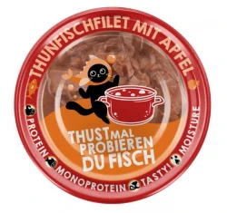 Lucky Lou ExtraFood Φιλέτο Τόνου με Μήλο (σε Ζωμό) Κονσέρβα 70gr