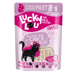 Lucky Lou ExtraFood Jelly Φιλέτο Κοτόπουλου Φακελάκι 70gr Lucky Lou ExtraFood Jelly Φιλέτο Κοτόπουλου Φακελάκι 70gr