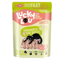 Lucky Lou ExtraFood Jelly Φιλέτο Τόνου & Γαρίδες Φακελάκι 70gr Lucky Lou ExtraFood Jelly Φιλέτο Τόνου & Γαρίδες Φακελάκι 70gr