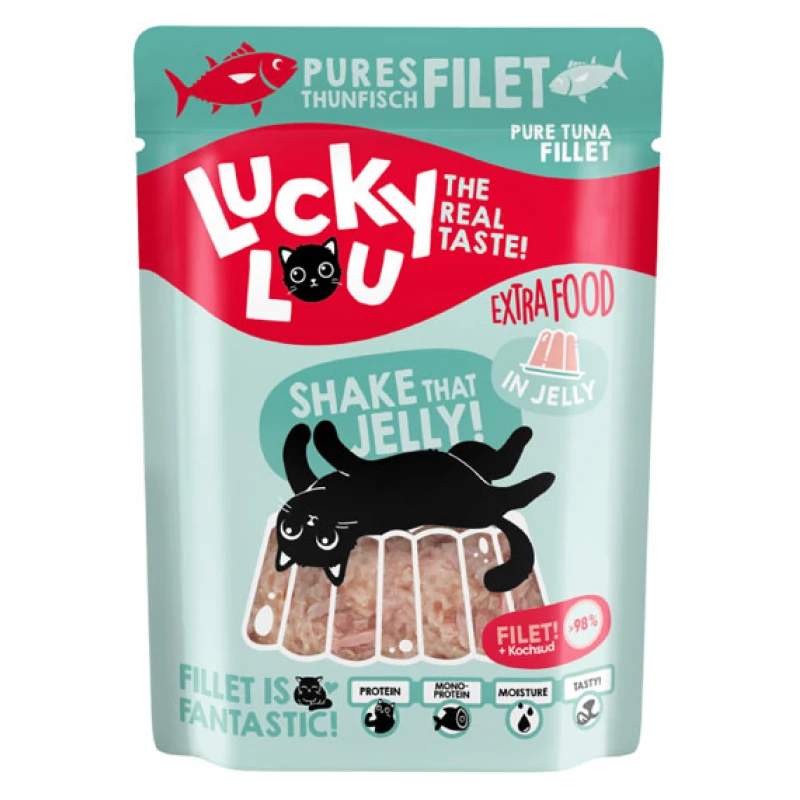 Lucky Lou ExtraFood Jelly Φιλέτο Τόνου Φακελάκι 70gr Γάτες Lucky Lou ExtraFood Jelly Φιλέτο Τόνου Φακελάκι 70gr Γάτες