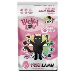 Lucky Lou Food Code Adult Cat Light / Sterilized Πουλερικά & Φρέσκο Αρνί 340gr Lucky Lou Food Code Adult Cat Light / Sterilized Πουλερικά & Φρέσκο Αρνί 340gr