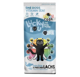 Lucky Lou Food Code Adult Cat Πουλερικά & Φρέσκος Σολομός 3kg