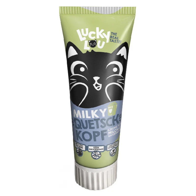 Lucky Lou Κρέμα με Γάλα & Catnip 75gr Γάτες