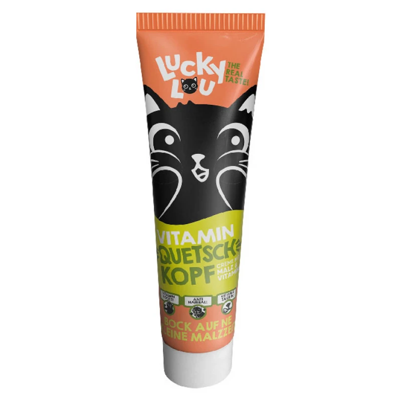 Lucky Lou Κρέμα Βύνης & Βιταμινών 100gr Γάτες