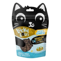 Lucky Lou Λιχουδιά Γάτας Lucky Ones Cubes Κοτόπουλο & Ελάφι 80gr