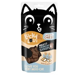 Lucky Lou Λιχουδιά Γάτας Lucky Ones Krunchy Krisps Milky 60gr