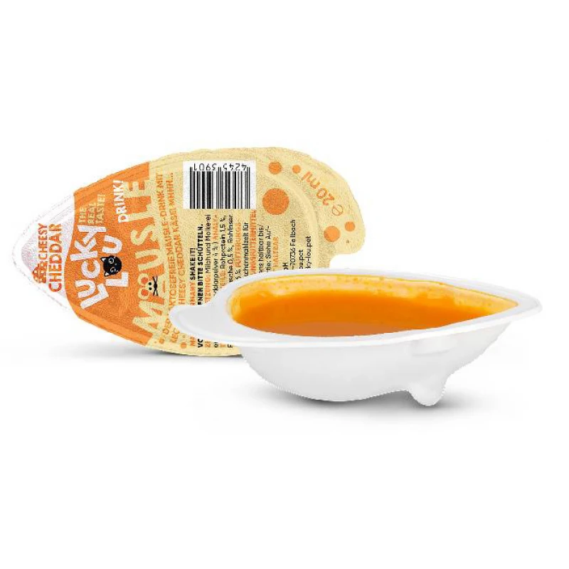 Lucky Lou Λιχουδιά Γάτας Mausle Drink Snack Cheddar 20ml Γάτες