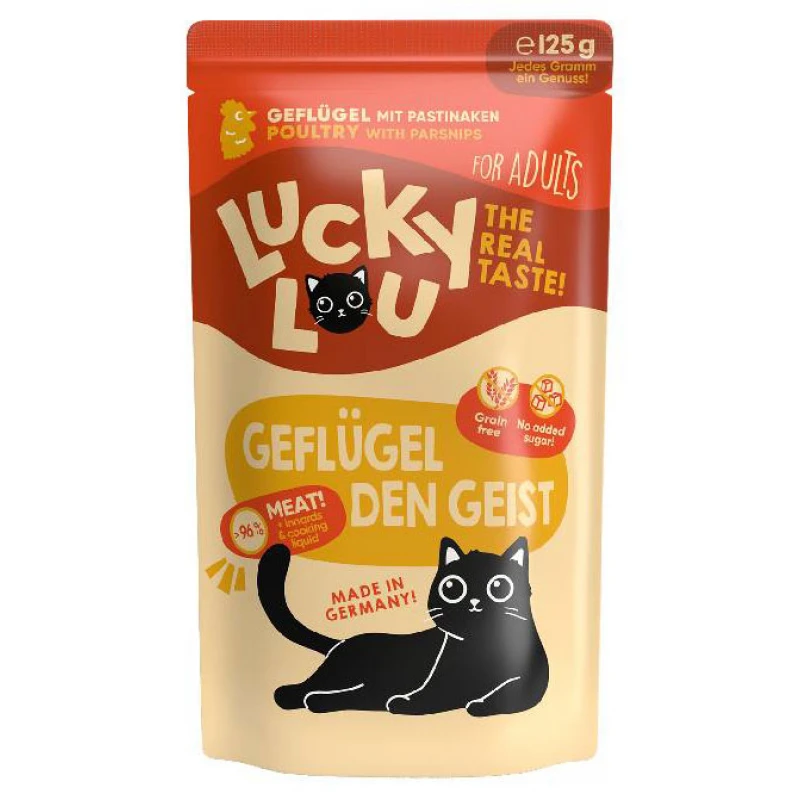 Lucky Lou LifeStage Adult Πουλερικά 125gr Γάτες