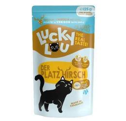 Lucky Lou LifeStage Adult Πουλερικά & Ελάφι (με Μήλο) 125gr
