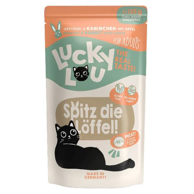 Lucky Lou LifeStage Adult Πουλερικά & Κουνέλι 125gr Γάτες Lucky Lou LifeStage Adult Πουλερικά & Κουνέλι 125gr Γάτες