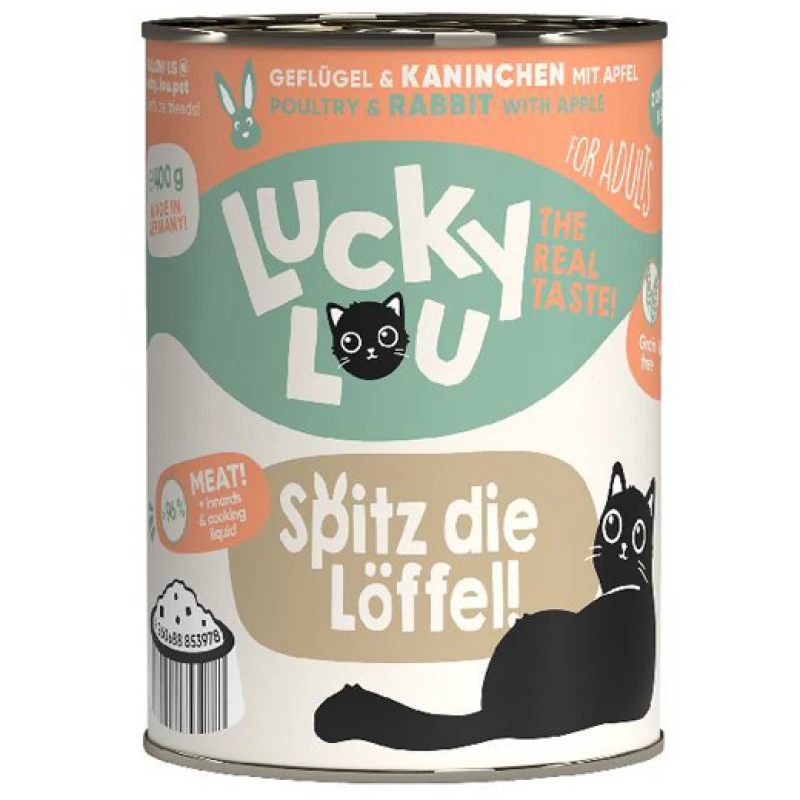 Lucky Lou LifeStage Adult Πουλερικά & Κουνέλι 400gr Γάτες