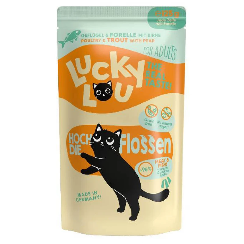 Lucky Lou LifeStage Adult Πουλερικά & Πέστροφα 125gr Γάτες Lucky Lou LifeStage Adult Πουλερικά & Πέστροφα 125gr Γάτες