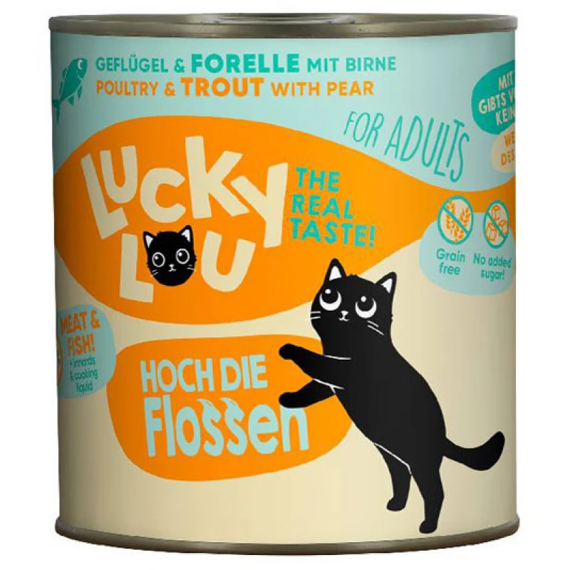 Lucky Lou LifeStage Adult Πουλερικά & Πέστροφα 800gr Γάτες Lucky Lou LifeStage Adult Πουλερικά & Πέστροφα 800gr Γάτες