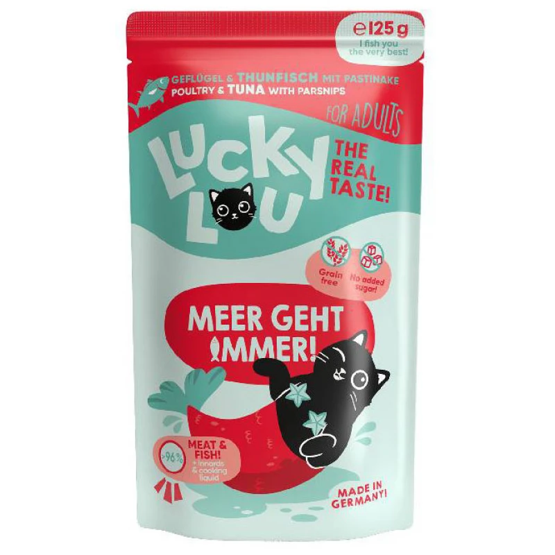 Lucky Lou LifeStage Adult Πουλερικά & Τόνος 125gr Γάτες Lucky Lou LifeStage Adult Πουλερικά & Τόνος 125gr Γάτες