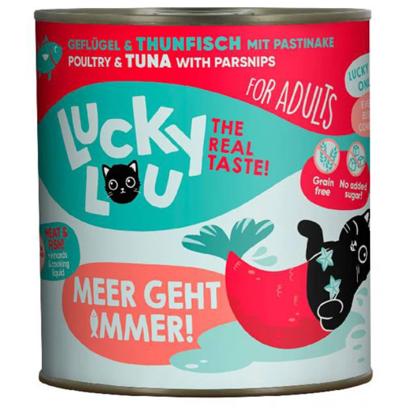 Lucky Lou LifeStage Adult Πουλερικά & Τόνος 800gr Γάτες Lucky Lou LifeStage Adult Πουλερικά & Τόνος 800gr Γάτες