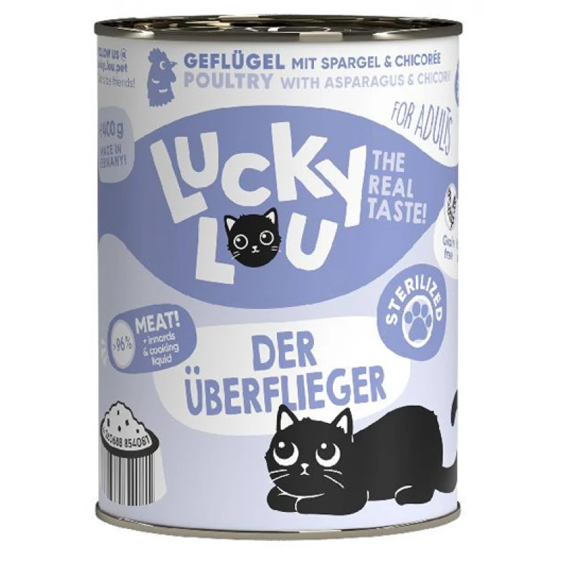 Lucky Lou LifeStage Adult Sterilized Πουλερικά 400gr Γάτες