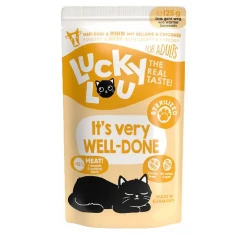 Lucky Lou LifeStage Adult Sterilized Πουλερικά & Βοδινό 125gr