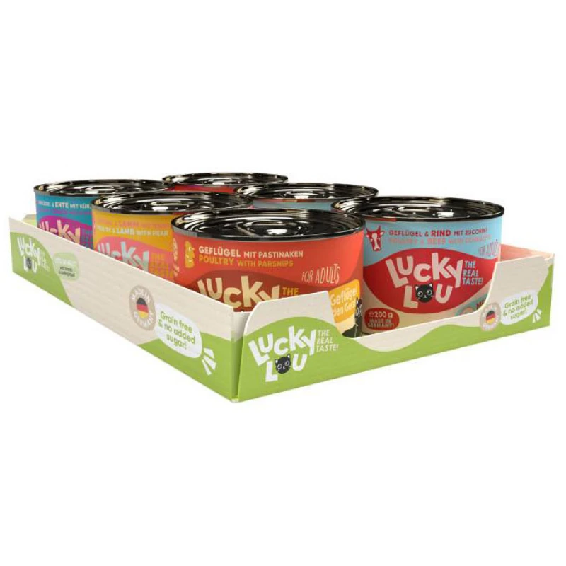 Lucky Lou LifeStage Adult Tasty Mix Box 200gr (6τμχ) Γάτες Lucky Lou LifeStage Adult Tasty Mix Box 200gr (6τμχ) Γάτες