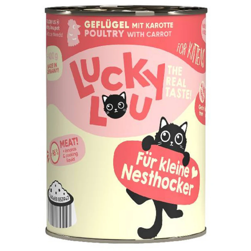 Lucky Lou LifeStage Kitten Πουλερικά 400gr Γάτες Lucky Lou LifeStage Kitten Πουλερικά 400gr Γάτες