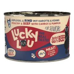 Lucky Lou LifeStage Senior Πουλερικά & Βοδινό 200gr Lucky Lou LifeStage Senior Πουλερικά & Βοδινό 200gr
