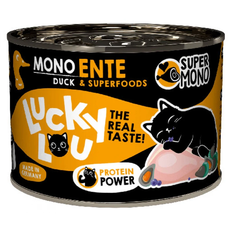 Lucky Lou LifeStage Supermono Πάπια Κονσέρβα 200gr Γάτες
