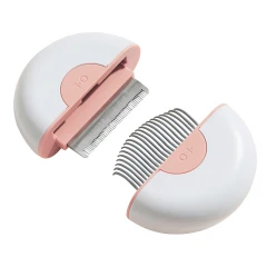 Χτένα M-pets Mini Pet Comb 2in1 για Μακρύ τρίχωμα Ροζ