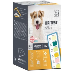 M-Pets Πάνες σκύλου με Uritest 15τμχ 60x60cm M-Pets Πάνες σκύλου με Uritest 15τμχ 60x60cm