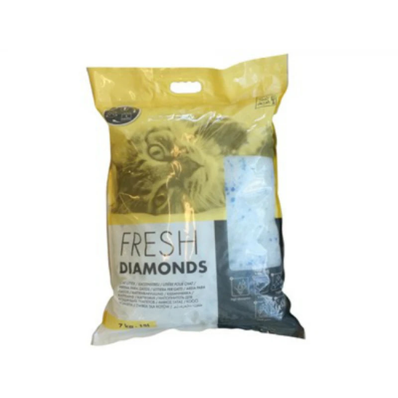 ΚΡΥΣΤΑΛΛΙΚΗ ΑΜΜΟΣ M-PETS FRESH DIAMONT SILICA 15lt   ΓΑΤΕΣ