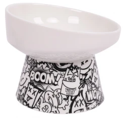 Κεραμικό Μπολ Σκύλου & Γάτας M-Pets Urban Style Tilt'd Raised 250ml Κεραμικό Μπολ Σκύλου & Γάτας M-Pets Urban Style Tilt'd Raised 250ml