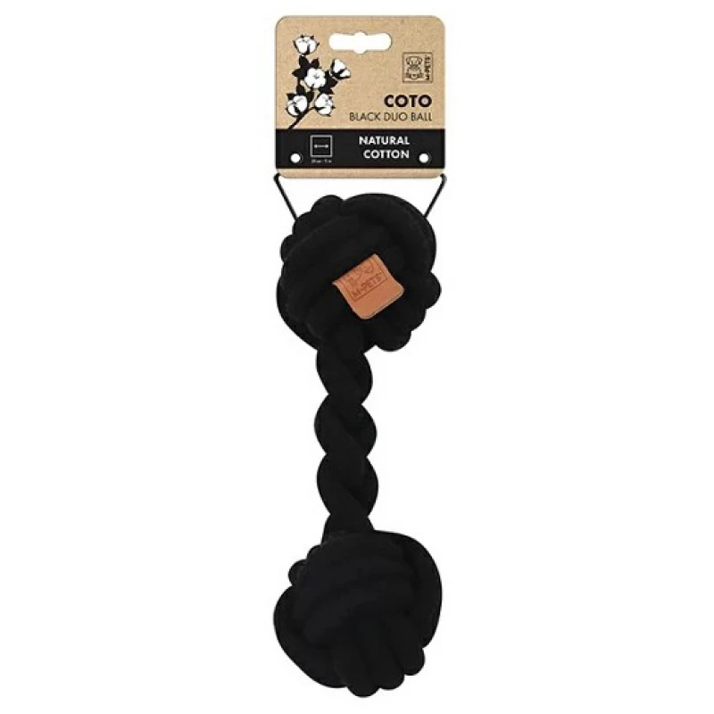 M-Pets Παιχνίδι Σκύλου COTO Black Duo Ball 28cm Σκύλοι